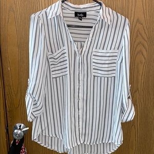 White striped blouse